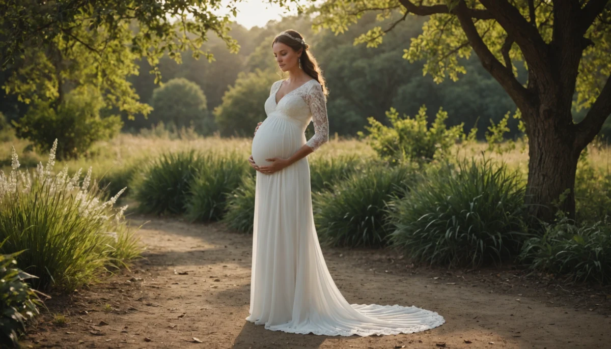robe de mariée grossesse